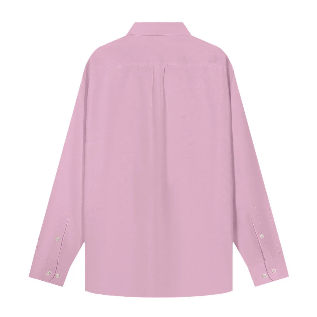 🅿️198 LO5# The highest quality in the market, can be scanned, long-term sales, Ralph Lauren cardigan polo embroidered logo import and export version, classic version cotton dyed Oxford cloth shirt Ralph Lauren/Ralph Lauren Men's 23 autumn classic version cotton dyed Oxford cloth shirt RL's popular Oxford cloth boyfriend big shirt on the street this year! This is the first shirt in autumn~ This one really wins with its color! It looks white and soft, and the upper body is full of temperament. It is not difficult to wear, and it is easy to wear! It is so beautiful! It can travel through four seasons and looks good no matter how you match it. This is a very rare color! I fell in love at first sight haha! Four sizes, XS-L, same style for men and women~ Size: XS, S, M, L color: purple, yellow, white, blue, pink, gray